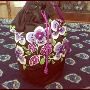 COPY - Vera Bradley Laundry Bag in Plum Petals